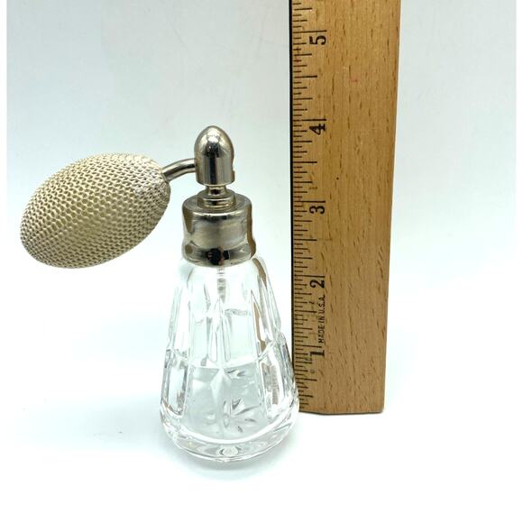 Art Deco Small Waterford Crystal Perfume Bottle Atomizer‎ - Picture 5 of 5